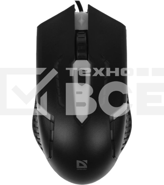 Мышь проводная Defender Flash MB-600L черный, 1200 dpi, USB, кнопки - 4