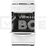 Плита комбинированная Flama CK 2202 W белый, конфорок 2 шт, духовка 30 л, 50 см x 85 см x 38 см, фото6