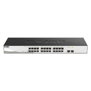 Коммутатор D-Link DGS-1210-26/F3A, 24×1 Гбит/с + 2×1 Гбит/с SFP, настраиваемый