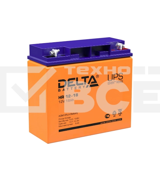 Батарея Delta HR 12-18 (12V, 18Ah)