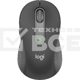 Мышь беспроводная Logitech Signature M650 графитовый, 4000 dpi, радиоканал, Bluetooth, USB, кнопки - 5