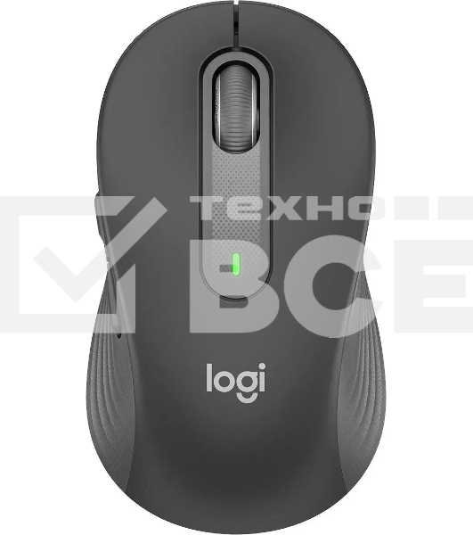 Мышь беспроводная Logitech Signature M650 графитовый, 4000 dpi, радиоканал, Bluetooth, USB, кнопки - 5