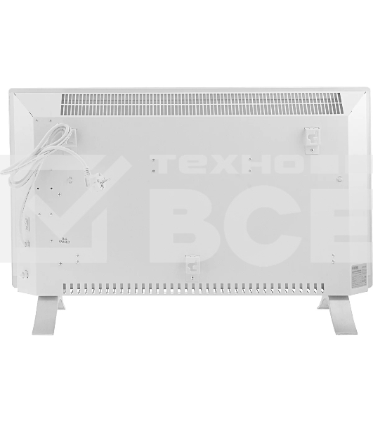 Конвектор Denzel OptiPrime-2000 белый, 2000 Вт, 25 м2, термостат, дисплей, WiFi