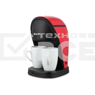 Кофеварка капельная Blackton Bt CM1113 красный/черный, исп. кофе - молотый, 0.3 л, 450 Вт.