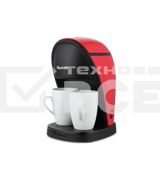 Кофеварка капельная Blackton Bt CM1113 красный/черный, исп. кофе - молотый, 0.3 л, 450 Вт.