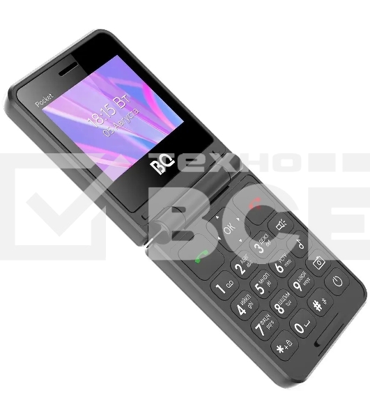 Мобильный телефон BQ 2456 Pocket черный