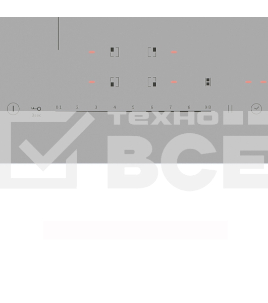 Индукционная варочная поверхность LEX EVI 641A GR, серый
