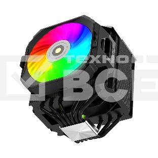 Кулер для процессора Alseye i600-B черный, 120 мм, алюминий/медь, 2300 об/мин, 37.8 дБ, 4 pin, 265 Вт, 160 мм