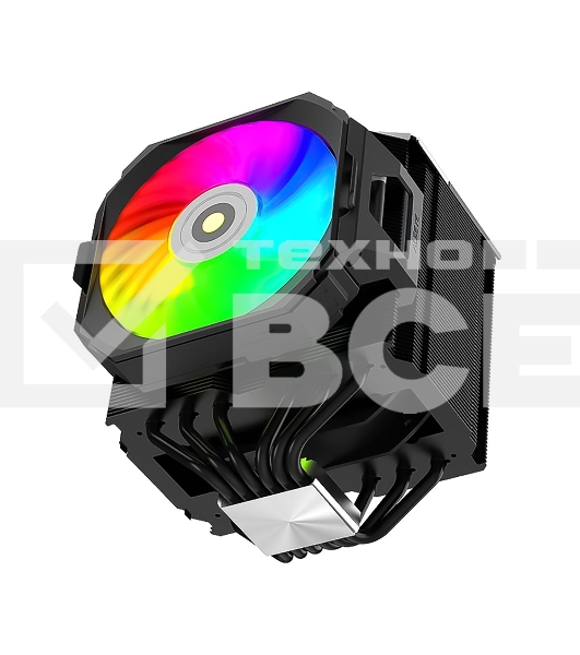 Кулер для процессора Alseye i600-B черный, 120 мм, алюминий/медь, 2300 об/мин, 37.8 дБ, 4 pin, 265 Вт, 160 мм