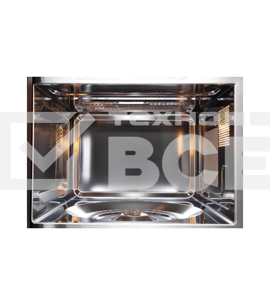 Микроволновая печь встраиваемая Evelux MW 20 X серебристый, 20 л, 700 Вт, переключатели - кнопки/поворотный механизм