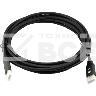 Кабель аудио-видео Cactus CS-DP-DP-1.4-5 DisplayPort (m)/DisplayPort (m) 5м. позолоч.конт. черный