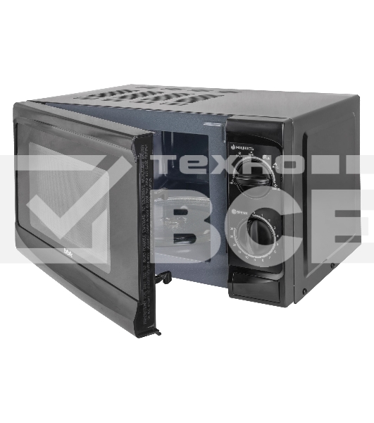Микроволновая печь BBK 20MWS-706M/B черный, 20 л, 700 Вт, поворотный механизм
