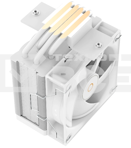 Кулер для процессора Ocypus Gamma A40 WH ARGB Gamma-A40-WH1AAWN00X-GL белый 100мм алюминий+медь 29,5db 4-pin 200W 133мм