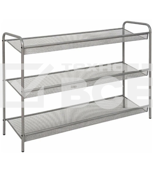 Подставка для обуви Женева 33 ПДО Ж33 ГР графит, 3 полки