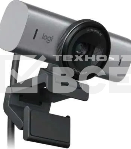Веб-камера Logitech MX Brio черный 8.5Mpix (3840x2160) USB3.0 с микрофоном (960-001549)