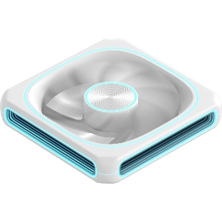 Вентилятор для корпуса Formula Air Fusion 1 WH Reverse ARGb 120х120x28 белый 4-pin 35.97дБ (упак.:1шт) (AIR FUSION 1 WH REVERSE) Ret