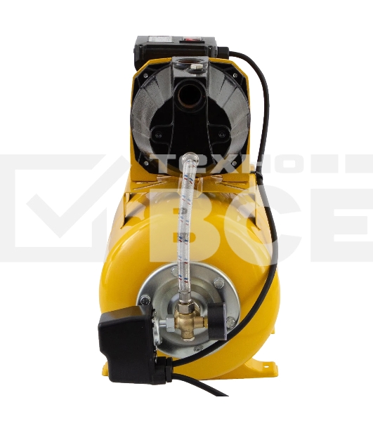 Насосная станция Denzel PS1100С 1100 Вт, 4500 л/ч, ресивер 24 л, подъем 46 м, чугун