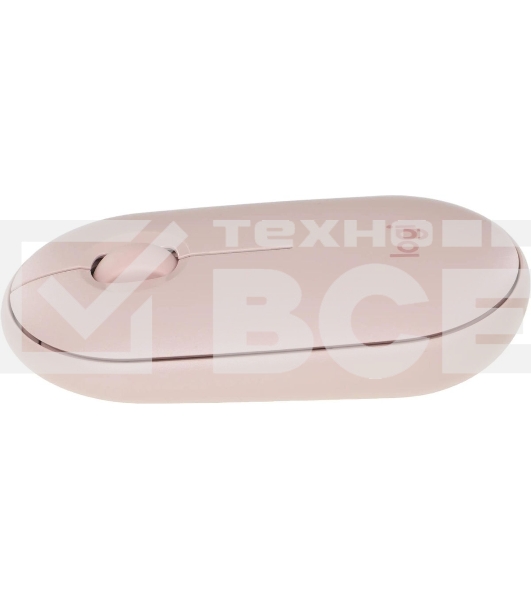 Мышь беспроводная Logitech Pebble M350 розовый, 1000 dpi, радиоканал, Bluetooth, USB, кнопки - 3