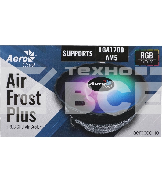 Кулер для процессора Aerocool/Formula Air Frost Plus серебристый, 120 мм, алюминий, 1500 об/мин, 24.2 дБ, 3 pin, 110 Вт, 70 мм