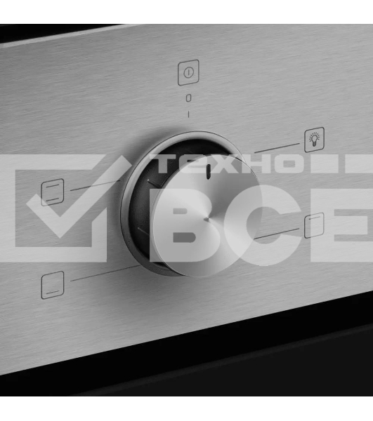 Шкаф духовой электрический Maunfeld AEOC6040S, 60л, дверца с 3 стеклами, нержавеющая сталь