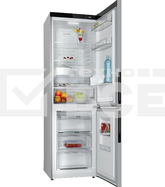 Холодильник Atlant ХМ-4621-181-NL серебристый двухкамерный 211/94л морозилка снизу, No Frost