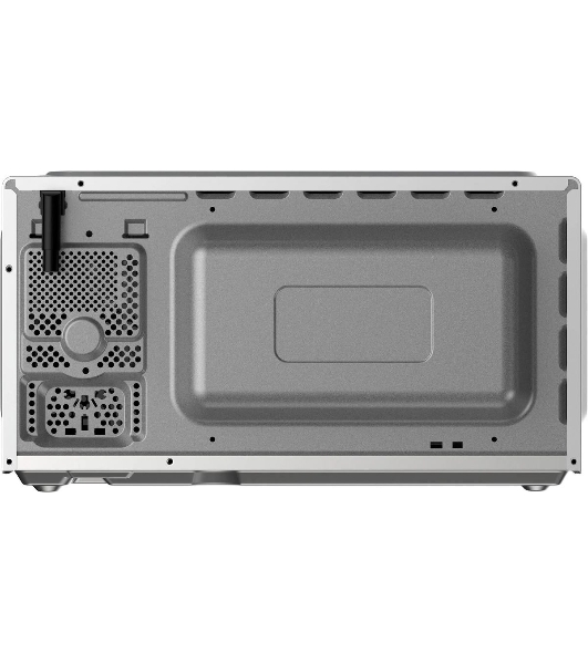Микроволновая печь OASIS MW-70RS серебристый, 20 л, 700 Вт, переключатели — поворотный механизм
