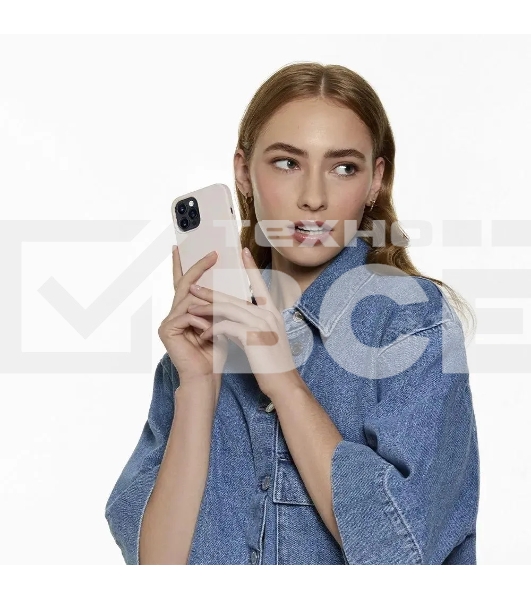 Чехол (клип-кейс) uBear для Apple iPhone 12/12 Pro Touch Case светло-розовый (CS62LR61TH-I20)