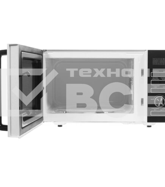 Микроволновая печь BBK 25MWS970TWB белый, 25 л, 900 Вт, поворотный механизм/кнопки