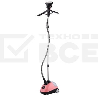 Отпариватель Centek CT-2375 розовый/черный 2000Вт, 1.5л, 40г/мин, складная вешалка, сталь. подошва