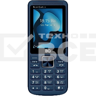 Мобильный телефон BQ 2455 Boom Quattro синий