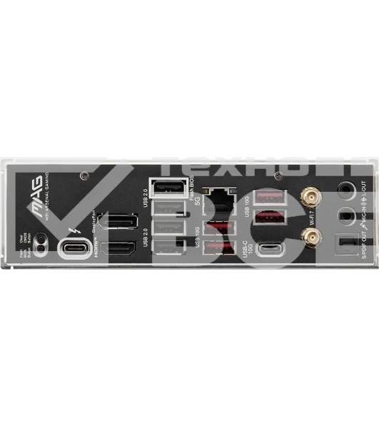 Материнская плата MSI MAG B860 TOMAHAWK WIFI, LGA 1851, Intel B860, 4xDDR5, 4xSATA, 3xM.2, 1xPCIe 4.0 x4, 1xPCIe 5.0 x16, 1xDP, 1xHDMI, 1xUSB-C, 1x 5Gb LAN, 4xUSB-A 2.0, 4xUSB-A 3.2 Gen 2, 7.1, 2x3.5 мм, TOSLINK, ATX