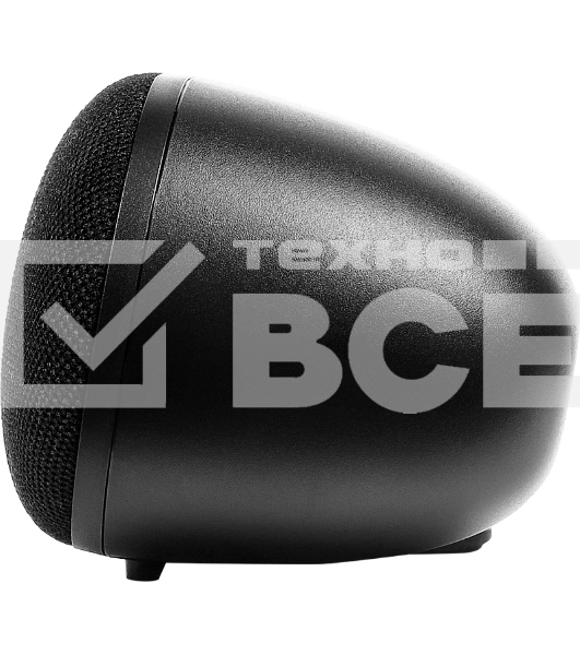 Колонка портатитвная Ural ТТ М100+ черный 6W 1.1 BT/3.5Jack/USB-C 10м 1200mAh (без.бат) (УРАЛ ТТ М100+ ЧЕРНЫЙ)
