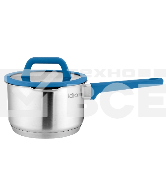 Сотейник LARA LR03-04 2 л, 16 см, нержавеющая сталь, с крышкой