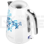 Чайник электрический Kitfort КТ-6772 1.7л. 2200Вт белый/синий корпус: металл/пластик, фото7