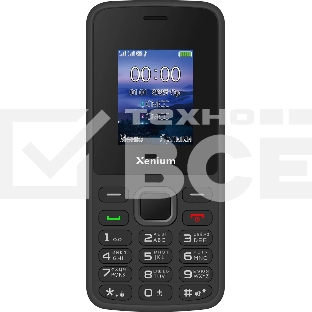 Мобильный телефон Xenium X175 черный моноблок 2Sim 1.8' 128x160 Nucleus GSM900/1800 MP3 FM
