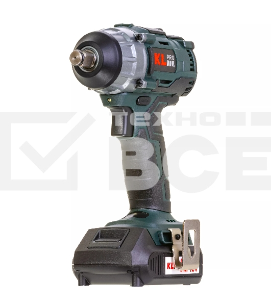 Профессиональный бесщеточный гайковерт аккумуляторный KLPRO KLSS18B-20 (18В, Li-ion-2шт, 2.0А·ч, 250Нм, 2 скорости, подсветка,З/У,в кейсе)