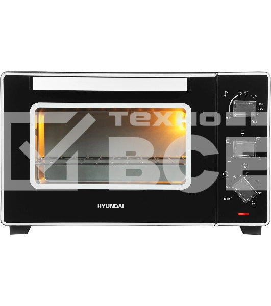 Мини-печь Hyundai MIO-HY093 28л. 1600Вт черный