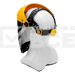 Щиток защитный лицевой с сеткой Denzel 'СВОНА' НС-01 'ЛЮКС' плавная регулировка храповик, фото3