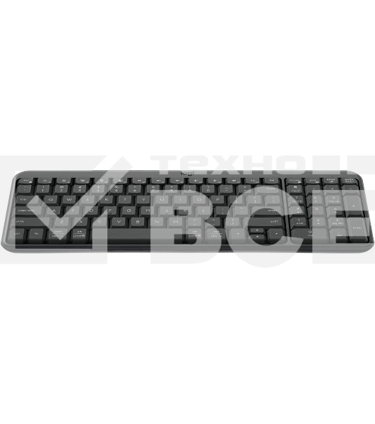Клавиатура беспроводная Logitech K250, графитовый