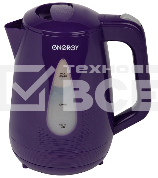 Чайник электрический Energy E-214 1.7 л, пластик, фиолетовый