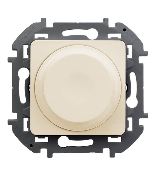 Светорегулятор поворотный Legrand без нейтрали, 300 Вт, слоновая кость