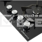 Газовая варочная панель Maunfeld EGHG.64.2CB/G, 4 конфорки, закаленное стекло, черный, фото9