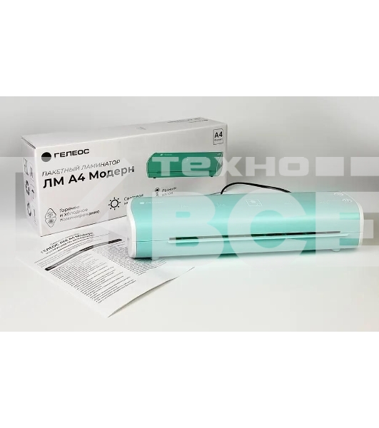 Ламинатор Гелеос ЛМ-А4МСБ, 2 вала, A4, 125мкм, 300мм/мин