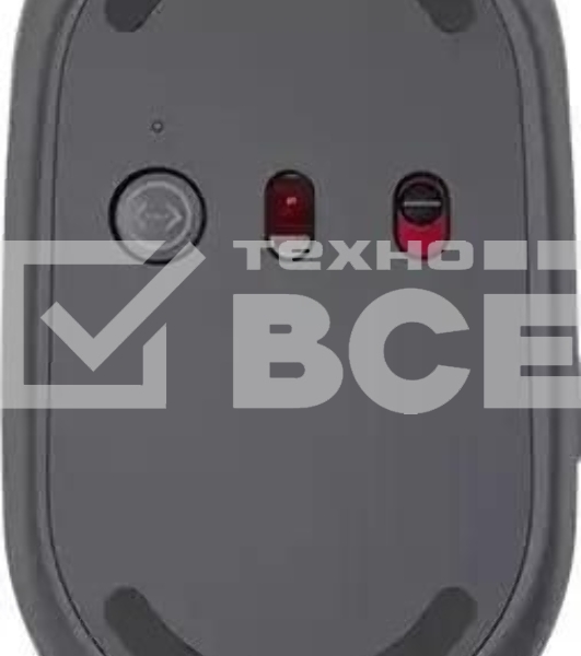 Мышь беспроводная Lenovo Go серый, 2400 dpi, радиоканал, USB-C, кнопки - 3