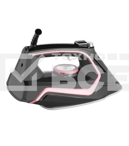 Утюг Centek CT-2313 розовый/черный, 2400 Вт, 50 г/мин, 185 г/мин, 350 мл