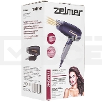 Фен Zelmer TRAVEL ZHD8321 черный/золотистый, 1600 Вт, компактный, фото7