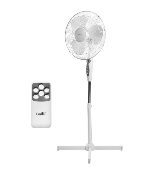 Вентилятор Ballu BFF-840 белый, напольный, 45 Вт, 3 скорости, 38 см