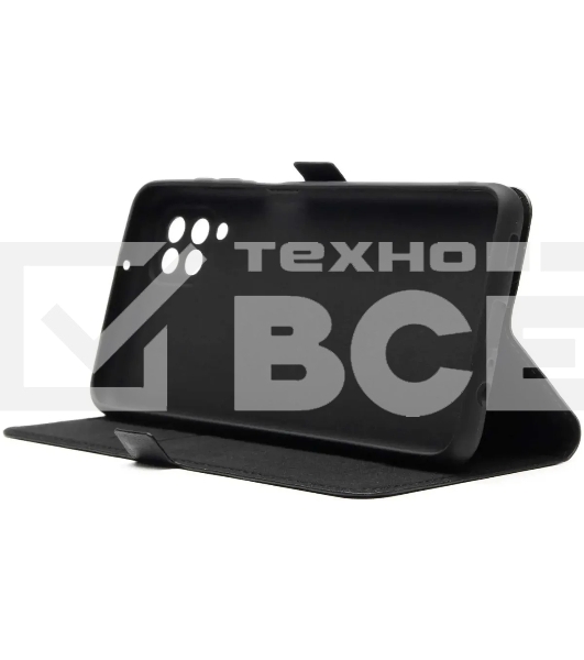 Чехол (флип-кейс) BORASCO Book Case, для Samsung Galaxy M32, черный [40353]