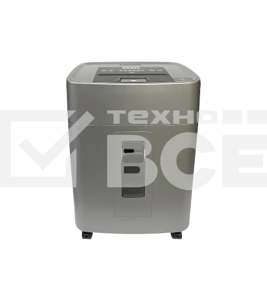 Шредер Office Kit SA375 серый/черный с автоподачей (секр.P-4) фрагменты 375лист. 42лтр. скрепки скобы пл.карты CD
