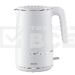 Чайник электрический Centek CT-1012 (белый) 1.5л, 2200Вт, двойные стенки, бесшовная колба, эффект термоса, фото6